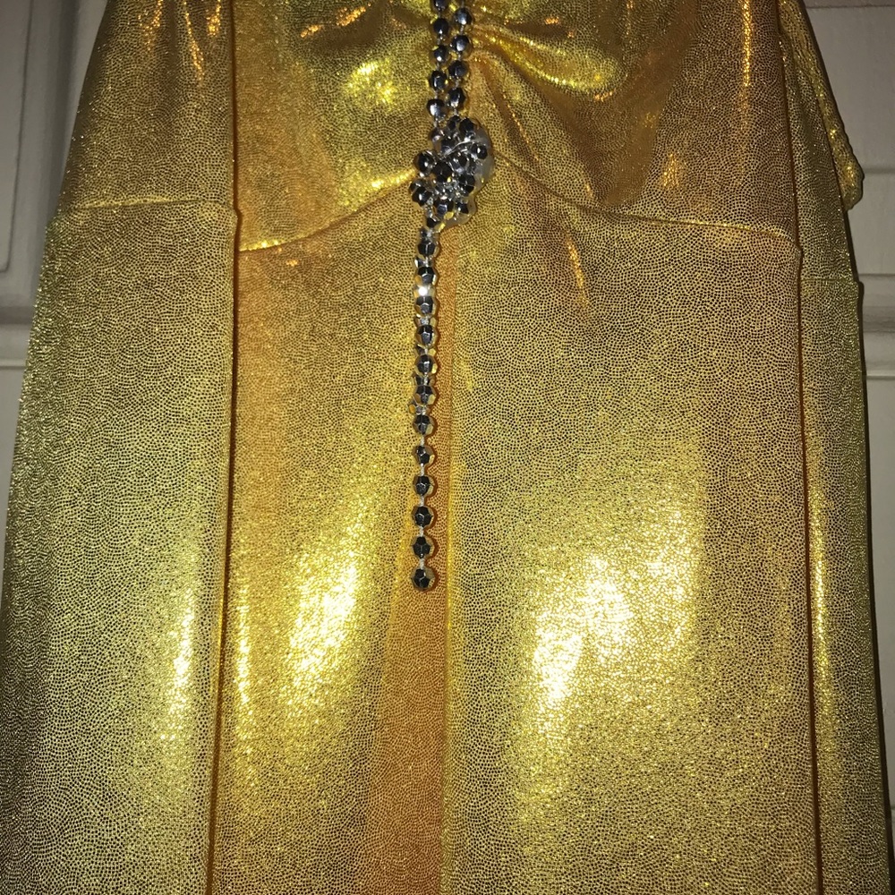 Yellow flapper Halloween Dance Costume